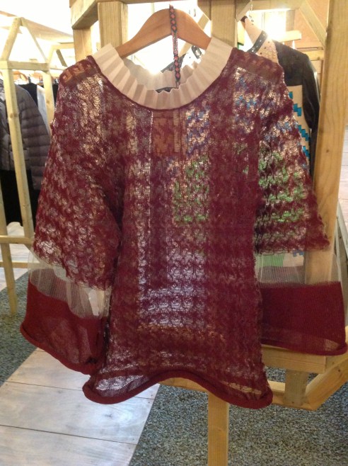 Gorgeous Martina Spetlova knitted mesh tunic
