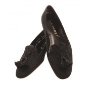 The black raffia loafer by Gabriela Ligenza £179.00