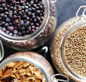 selected botanicals from around the world are used to make London Dry Gin.